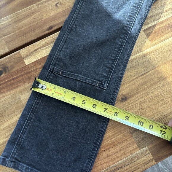 Dovetail Workwear Women's Size 4/32  Black Faded Denim Freshley Overalls Bibs - Picture 9 of 16